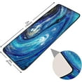 thumbnail image 2 of Dreamtimes Marble Abstract Sea Artistic Hallway Runner Rug 2'x6' Kitchen Rug with Rubber Backing Non Slip Entryway Rug Runner Washable Soft Area Rug for Hallway Bedroom Kitchen Decor, 2 of 6
