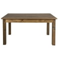 thumbnail image 6 of Emma + Oliver 60" x 38" Rectangular Antique Rustic Solid Pine Farm Dining Table, 6 of 12