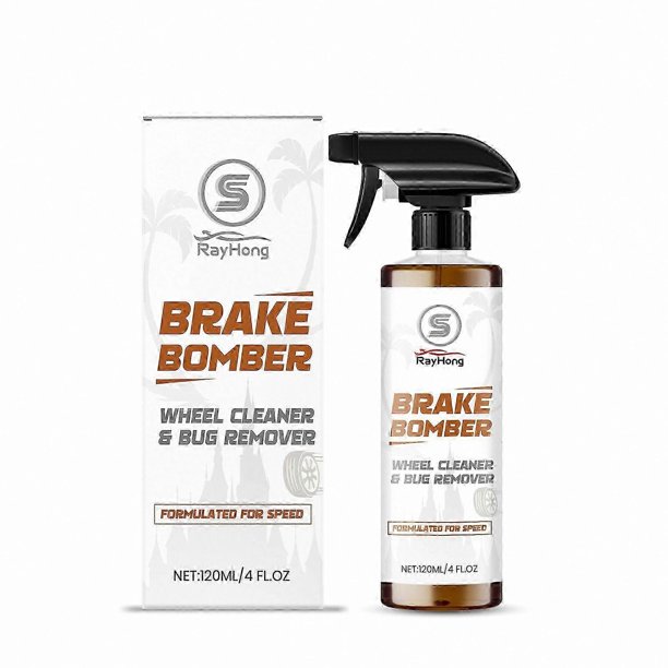 Heavy Duty Wheel Cleaner and Tire Foam Spray, 120ml Powerful Formula for Brake Dust Removal and Rim Care