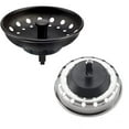 thumbnail image 5 of Kitchen Sink Plug Stopper Stainless Steel Strainer Waste Plug Rustproof Sink Basket Strainer for Standard Drains (3-1/2 inch) Argent, 5 of 7