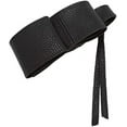 thumbnail image 4 of Zhengup Fashion Women Faux Leather Bow Tie Waistband Elastic Stretch Waist Strap Cummerbund Waist Band Belt for Dress, 4 of 7