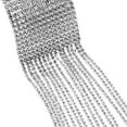 thumbnail image 4 of Pulsera de moda jinwen de diamantes de imitación con borla larga para mujer Plata, 4 of 6