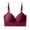Hot Pink#96, variant on Women Solid Comfy Bras Padded Lace Up V Neck Bras Swim Bathing Suit Bra Coffee L