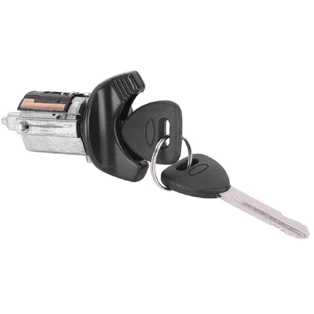 Ignition Lock Cylinder with Key Black Bezel for Ford Lincoln Mercury