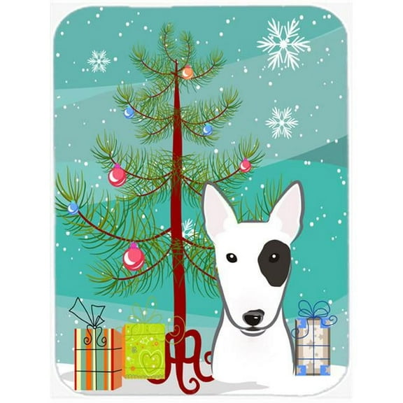Carolines Treasures  Christmas Tree And Bull Terrier Mouse Pad