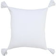 thumbnail image 4 of LR Home Ox Bay Hand-Woven Gray/White Stripe All-Natural Cotton Pillow Cover, 4 of 9