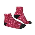thumbnail image 3 of Bingfone Pink Glitter Design Patterned Men'S Women'S Casual Cotton Socks, 3 of 9