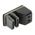 thumbnail image 1 of Interfaz de pin SAT de la placa base, adaptador de pin SAT de interfaz dual SATA de 7 pines meticulosamente diseñado, 1 of 8