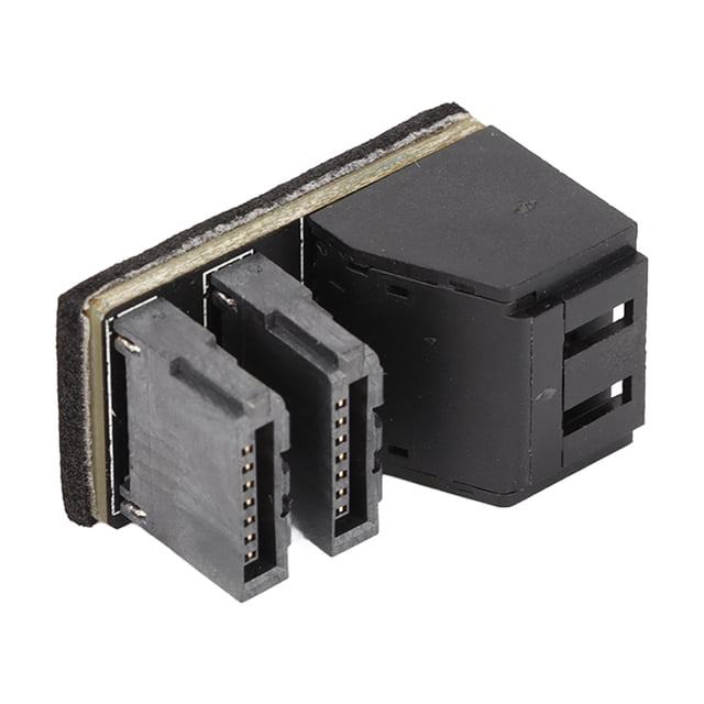 Interfaz de pin SAT de la placa base, adaptador de pin SAT de interfaz dual SATA de 7 pines meticulosamente diseñado