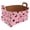 Multicolor 3, variant on Sewing Theme Painting Storage Basket Collapsible Storage Bin, PU Foldable Basket Convenient Box Storage Organizer with Handles for Shelves Office Bedroom Closet Nursery Toys Laundry