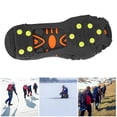 thumbnail image 1 of Picos de Zapatos para nieve y Hielo, Tacos de Hielo de Tpe Picos con 10 Dientes para Subir Caminatas, 1 of 7
