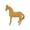 Yellow, variant on Hand Carved Brownish-yellow Horse Statue - Rustic Resin Farmhouse Decor for Home & Garden