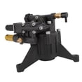 thumbnail image 1 of High Pressure Washer Pump, Wide Compatibility Horizontal Plunger Pump 3/4 Inch Shaft Double Sealing 180-250 Bar  for Vehicle Washing, 1 of 7