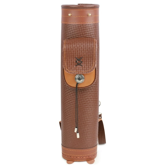 Cowhide Traditional Archery Back Quiver RH/LH