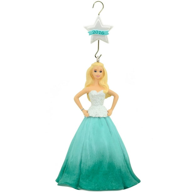 Hallmark Mattel 2016 Holiday Barbie Ornament - Walmart.com - Walmart.com