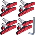 thumbnail image 2 of 4 pares de pastillas de freno Toystoory Ciclismo Rojo Universal, 2 of 6