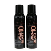 Redken Wax Blast 10 High Impact Finishing Spray Wax 4.4 oz 2 Pack