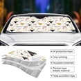 thumbnail image 4 of Kdxio Geometric Triangle Print Front Windshield Sun Shade,Folding Auto Sunshade for Car Truck SUV-Small, 4 of 7