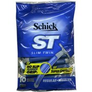 Schick Slim Twin Super Control Razor, 10 Count