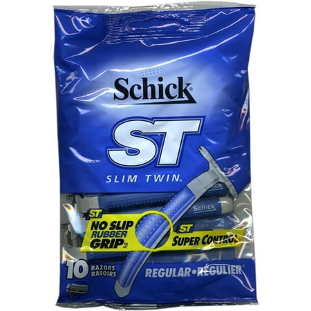 Schick Slim Twin Super Control Razor, 10 Count