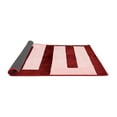 thumbnail image 2 of Ahgly Company Indoor Square Abstract Red Modern Area Rugs, 6' Square, 2 of 4