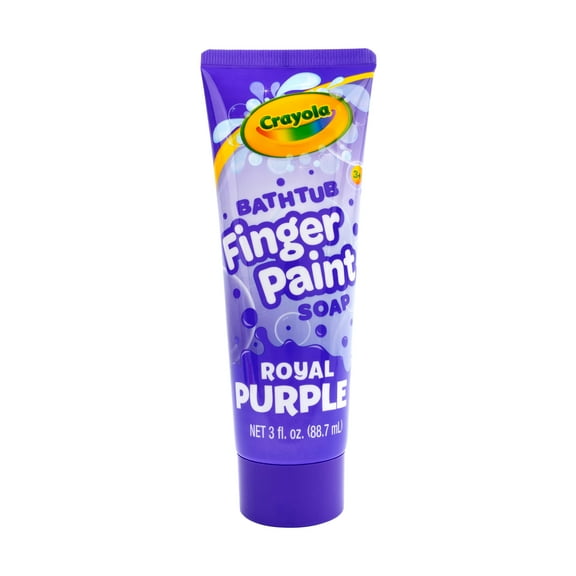 Crayola Bathtub Fingerpaint, Purple, 3 oz