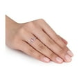 thumbnail image 2 of 7/8 Carat (ctw) Octagon Morganite Ring in 10K Rose Pink Gold with Diamonds, 2 of 5