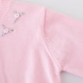 thumbnail image 6 of BULLPIANO Girls' Bolero Shrug Cardigan Sweaters Long Sleeve Button Closure Cute Lightweight Knit Cropped Cardigan, 6 of 9