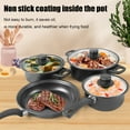 thumbnail image 3 of Wallfire Non Stick Cookware Set,Pots and Pans Set,Saucepan Cooking Pot Frying Pan with Lids,Dishwasher Safe,Black, 3 of 8