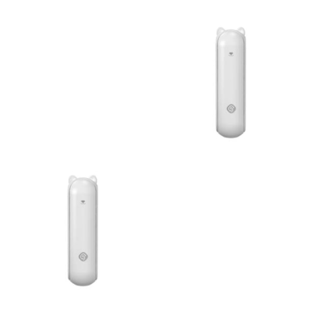 Injueey Mini ventilador de mano USB, aire acondicionado de carga rápida silencioso para exteriores, ventiladores de estilo bonito, Blanco 2piezas