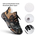 thumbnail image 4 of Air Travel Walking Shoes for Men Woman Lightweight Tennis Fashion Elastic Sports Shoes Cushion Basketball Shoes, 4 of 7