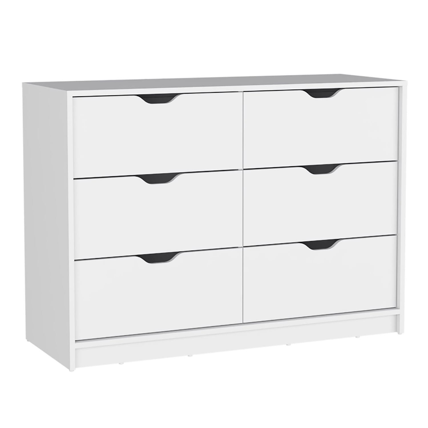 Kadyn 4 Drawers Dresser with 2 Cabinets, White Nursery Dresser for Living Room, Storage Cabinet, 42.20"W Chest of Drawers Kadyn 4 Drawers Dresser with 2 Cabinets, White Nursery Dresser for Living Room, Storage Cabinet, 42.20"W Chest of Drawers