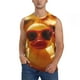 thumbnail image 1 of Balery Sunglasses Yellow Duck Camisetas sin mangas para hombre, absorbe la humedad y protege contra el mal olor.-Large, 1 of 7