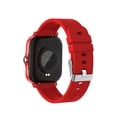 thumbnail image 3 of Pulsera inteligente Bluetooth V5.0 Impermeable IP67 Rastreador Reloj Frecuencia cardíaca Presión arterial Reloj de pulsera, Rojo Inevent EL001323-03B, 3 of 7