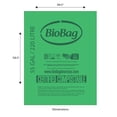 thumbnail image 2 of 55 Gallon BioBag The Original Compostable Food Scrap Commercial Gallon Bags, 100% Compostable Certified (80 Count), 2 of 7