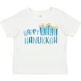 thumbnail image 3 of Inktastic Happy Hanukkah with Candles Boys or Girls Toddler T-Shirt, 3 of 5
