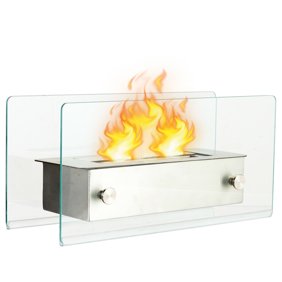 Ignis Products Wmf 0 Ater Wall Mounted Ethanol Fireplace Walmart Com