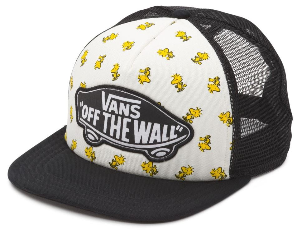 metro zich zorgen maken maïs Vans Off The Wall Women's X Peanuts Beach Girl Trucker Hat Cap - Woodstock  - Walmart.com