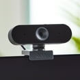 thumbnail image 3 of onn 4K Webcam with Autofocus and Swivel Head, Built-in Dual Mics, Privacy Cover, Greystone, 3 of 8