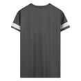 thumbnail image 4 of BRGZLK Men's Short Sleeved Summer Waffle T-Shirt Loose Crew Neck Pullovers Workout Casual Tee Tops, 4 of 7