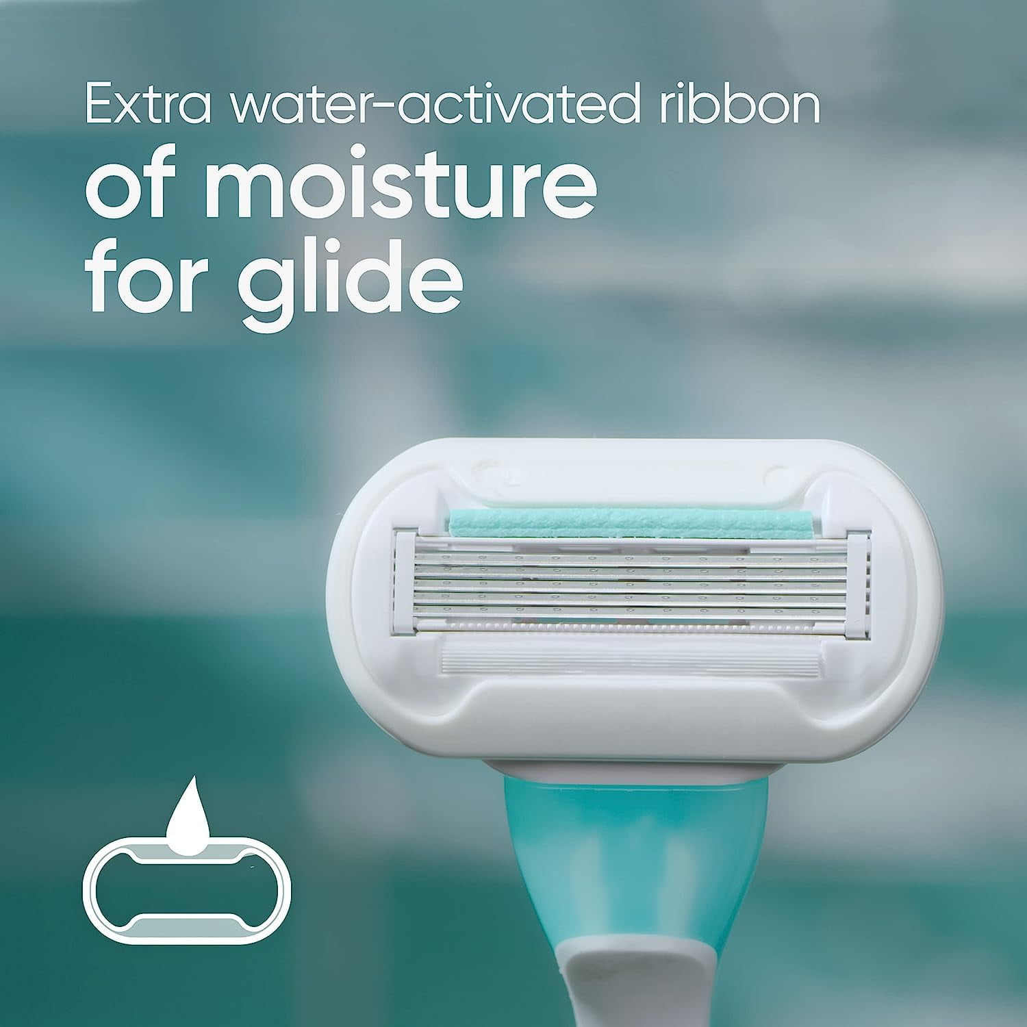 Extra Smooth Sensitive Disposle Razors for Women with Sensitive Skin, 2 Count