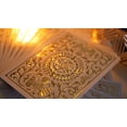 thumbnail image 5 of Shin Lim Regalia White Luxury Playing Cards - Poker Size, Gold-Foil Finish, Cartamundi Fine Linen Stock, 5 of 7
