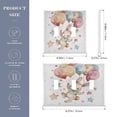 thumbnail image 3 of Rabbit Flying with Balloons Light Switch Cover Electrical Outlet Cover Replaceable Wall Plates 3-Gang, 3 of 8