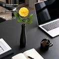 thumbnail image 4 of Realistic Artificial Dandelion Chrysanthemum Flower, Bendable Plastic Faux Bloom for Vase Bouquets, Table Centerpiece Wedding Backdrop Photo, Topliu, 4 of 6