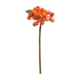 thumbnail image 2 of Qiweii Artificial Persimmon Branch Fake Fruit Tree Realistic Floral Ornament for Home, 2 of 6