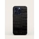 thumbnail image 2 of 1pc Black Crocodile Textured Anti-shock Soft Leather Phone Case With Fluted Design Tpu Craft For Iphone 14 Pro Max, 2 of 5
