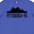 thumbnail image 4 of Inktastic Pittsburgh Pennsylvania City Skyline Youth T-Shirt, 4 of 5