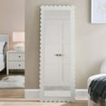 thumbnail image 5 of Modway Emmeline Scalloped Rectangle Floor Mirror in White, 5 of 9