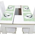 thumbnail image 4 of Simple Green Leaves 12x18in Heat-Resistant Non-Slip Place Mat, Durable and Wrinkle-Resistant, 4 of 8