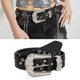 thumbnail image 2 of Elegant Waist Belts for Jeans Dress Rhinestones Butterfly Buckle Grommet Belt Girls Body Jewelry Grommet Waist Chain Rose Red, 2 of 4
